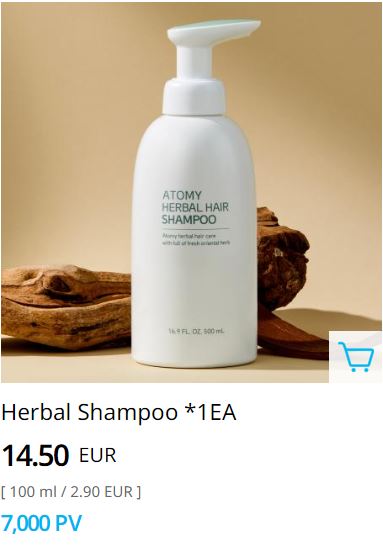 Atomy Herbal shampoo pv