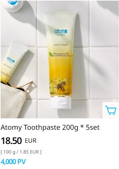 Atomy toothpaste pv